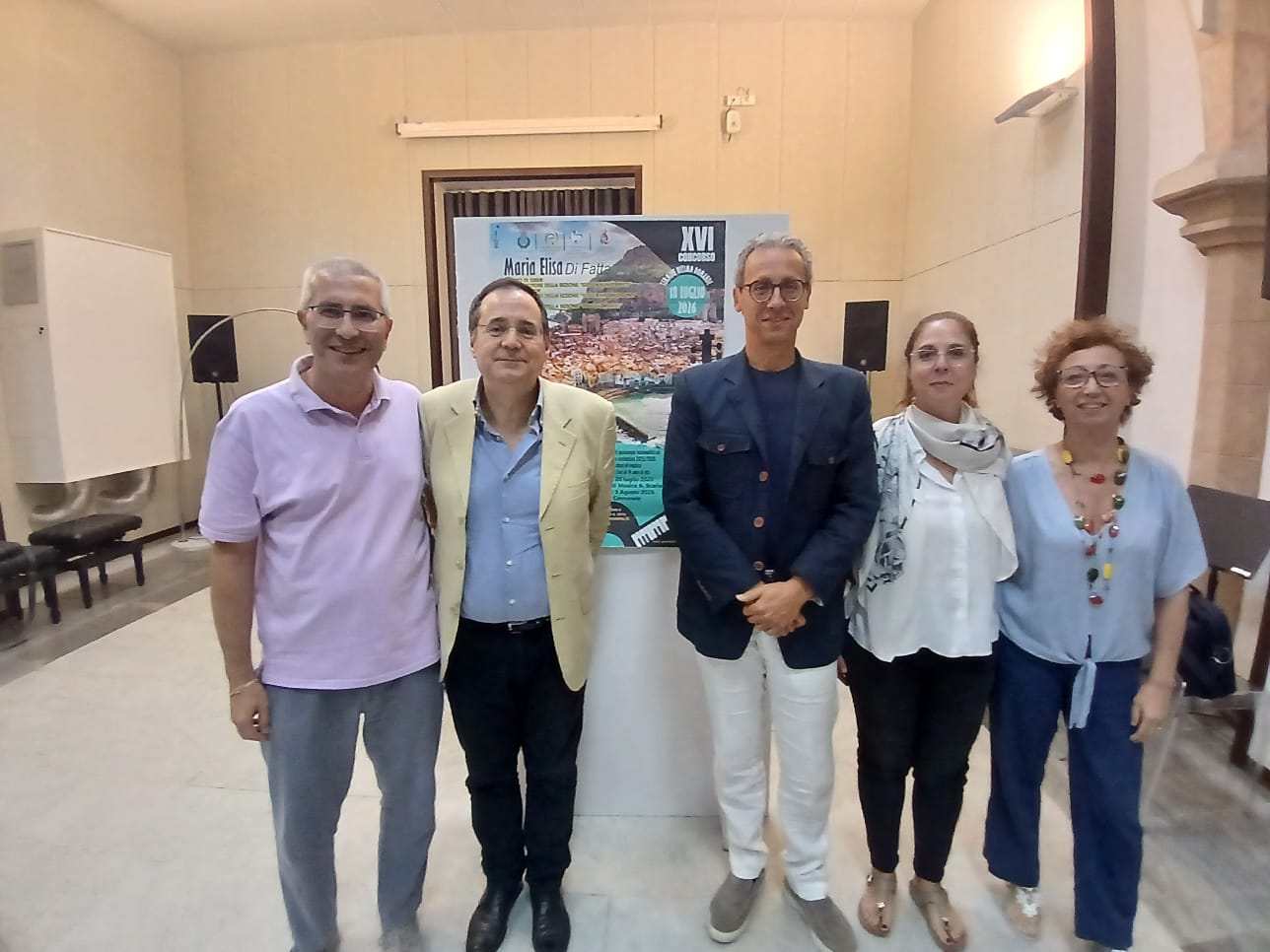 La commissione giudicatrice del XVI Premio Maria Elisa Di Fatta